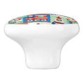 ヴィンテージ玩具パターン セラミックノブ (側面)