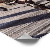 ヴィンテージ玩具ワゴン及びトラクタ ポスター (角)