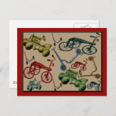 ヴィンテージ玩具 ポストカード (正面/裏面)