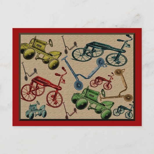 ヴィンテージ玩具 ポストカード (正面)