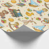 ヴィンテージ玩具 ラッピングペーパー (角)