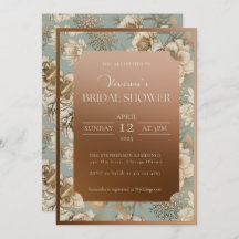 ヴィンテージ珍重フローラと鳥ブライダルシャワー