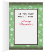 ヴィンテージ球最高のは...クリスマスカード (内側 (右))