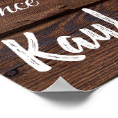 ヴィンテージ球根がシート記号を選択 ポスター (角)