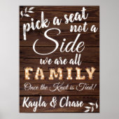 ヴィンテージ球根がシート記号を選択 ポスター (正面)