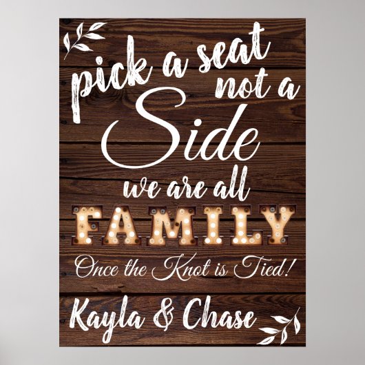 ヴィンテージ球根がシート記号を選択 ポスター (正面)