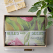 ヴィンテージ球根と種子1912チューリップ 薄葉紙 (ギフト)