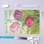 ヴィンテージ球根と種子1912チューリップ 薄葉紙 (クラフト)