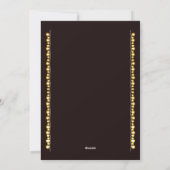 ヴィンテージ球根クリスマスフォト不透明ベール効果 シーズンカード (裏面)