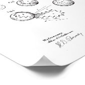 ヴィンテージ球特許ポスター、オリジナル球 ポスター (角)