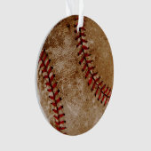 ヴィンテージ球赤と白技 オーナメント (正面)