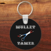 ヴィンテージ理容師おもしろいマレー玉子 キーホルダー (正面)