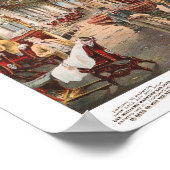 ヴィンテージ理容師ショップ広告ポスター ポスター (角)