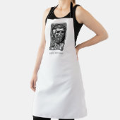 ヴィンテージ理容師タロットロゴモノグラム エプロン (インサイチュ)