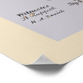 ヴィンテージ理容師椅子イラストレーション ポスター (角)