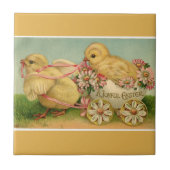 ヴィンテージ甘いフワフワのチクズイースター タイル (正面)