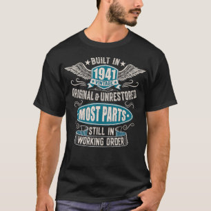 ヴィンテージ生まれ誕生日1941年、40年代に構築 Tシャツ