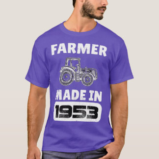 ヴィンテージ生まれ農家1953年70歳の父親D Tシャツ