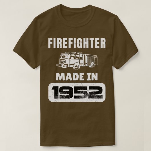 ヴィンテージ生まれ1952年71歳の恐怖 Tシャツ (デザイン正面)