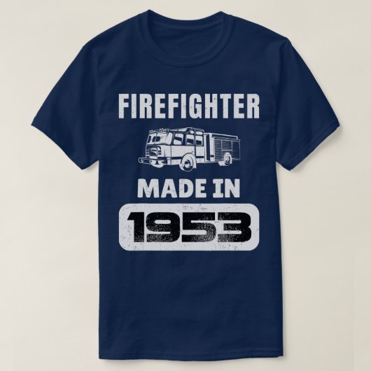 ヴィンテージ生まれ1953年70歳の恐怖 Tシャツ (デザイン正面)