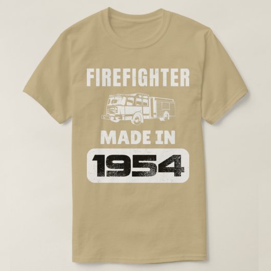 ヴィンテージ生まれ1954年69歳の恐怖 Tシャツ (デザイン正面)