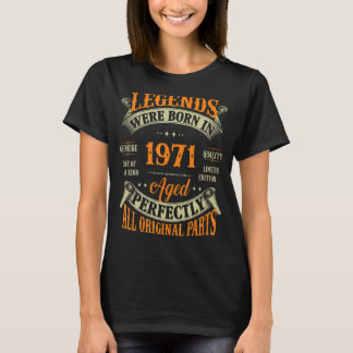 ヴィンテージ生まれ1971年52誕生日52年 Tシャツ