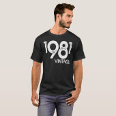 ヴィンテージ生まれ1981年 Tシャツ (正面フル)