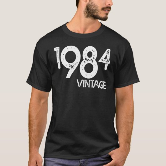 ヴィンテージ生まれ1984年 Tシャツ (正面)