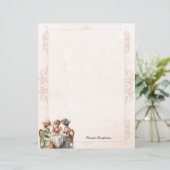 ヴィンテージ生意気なハイティー個人文房具紙 (スタンド正面)