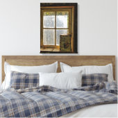 ヴィンテージ生成の市場窓口 キャンバスプリント (インサイチュ (寝室))