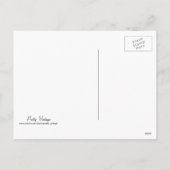 ヴィンテージ生殖めでたい感謝祭はがき シーズンポストカード (裏面)