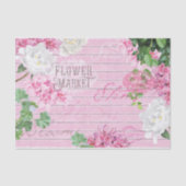 ヴィンテージ生花市場木素朴切り離し 薄葉紙 (正面)