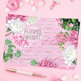 ヴィンテージ生花市場木素朴切り離し 薄葉紙