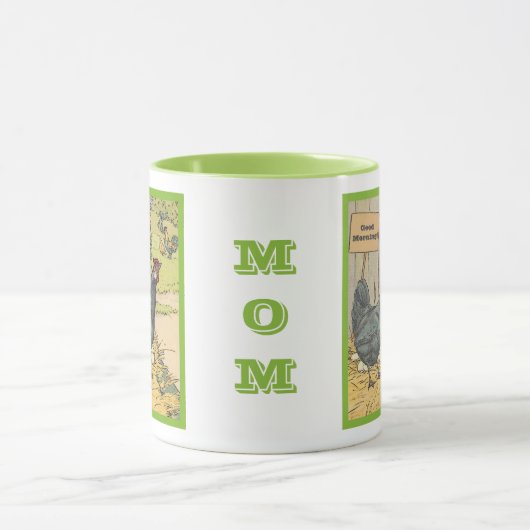 ヴィンテージ産卵お母さん マグカップ (中央)