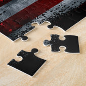 ヴィンテージ産業私たちアメリカ人国旗 ジグソーパズル (側面)