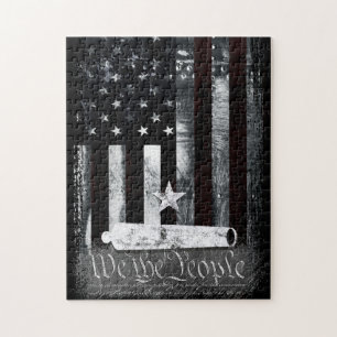 ヴィンテージ産業We The People Cannon旗 ジグソーパズル