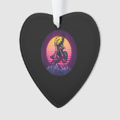 ヴィンテージ用サンダウンバイクのギフト オーナメント (正面)