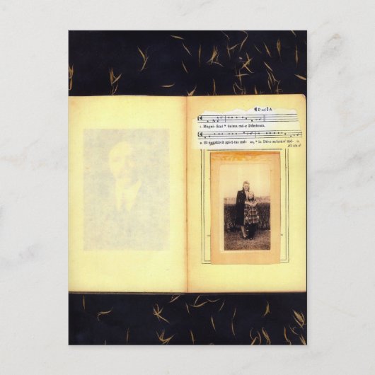 ヴィンテージ用丁合はがき ポストカード (正面)