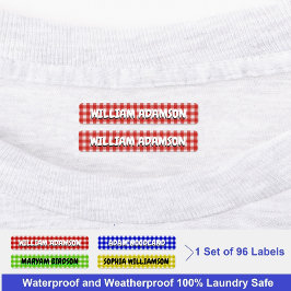 ヴィンテージ用格子状防水名ラベル ラベル