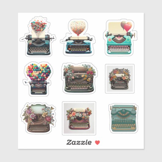 ヴィンテージ用花付きスクラップブック作り シール (シート)