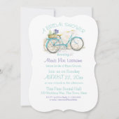 ヴィンテージ用花籠ブライダルシャワー 招待状 (正面)