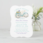 ヴィンテージ用花籠ブライダルシャワー 招待状 (スタンド正面)