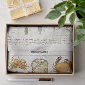 ヴィンテージ甲殻類海洋生物の分離 薄葉紙 (ギフト)