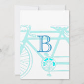 ヴィンテージ男の赤ちゃんシャワー招待状 招待状 (裏面)