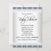 ヴィンテージ男の赤ちゃんシャワー 招待状 (裏面)