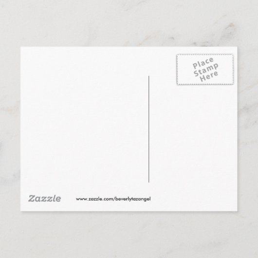 ヴィンテージ男の赤ちゃん到着発表写真フレーム 案内ポストカード (裏面)