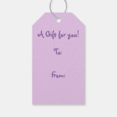 ヴィンテージ男の赤ちゃん ギフトタグ (裏面)