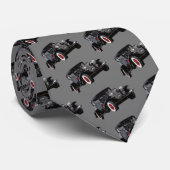 ヴィンテージ男らしい古くクラシックで黒い車パターン ネクタイ (ロール)