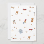 ヴィンテージ男女兼用ベビーシャワー招待状 招待状 (裏面)