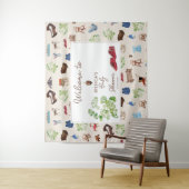 ヴィンテージ男女兼用子供部屋トイズベビーシャワー タペストリー (インサイチュ)